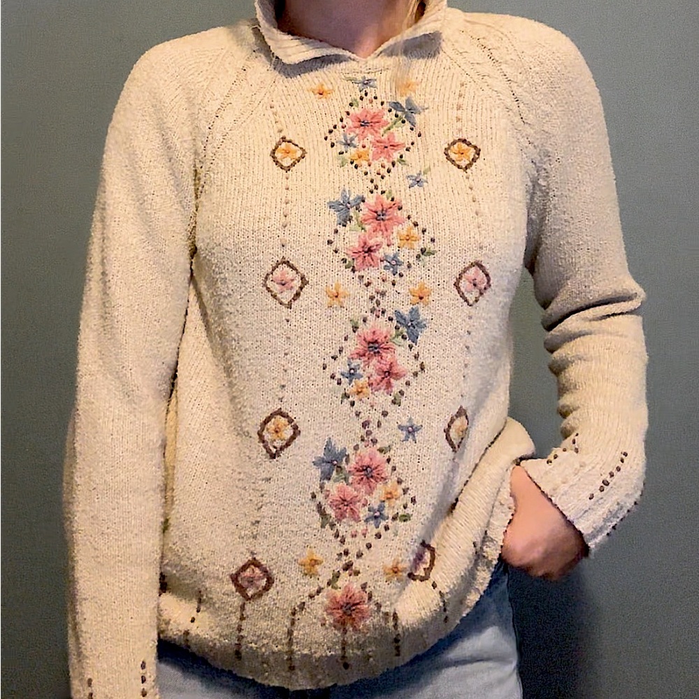 Cottage Core Sweater - Picture 9 of 9